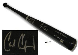 Carl Crawford signed Rawlings Black Big Stick Bat- MLB Hologram (LA Dodgers)