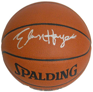 Elvin Hayes signed Spalding NBA I/O Basketball - Schwartz Hologram (Washington Bullets)