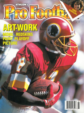 Art Monk unsigned Washington Redskins Athlon Sports 1989 NFL Pro Football Preview Magazine