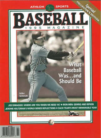 Mike Schmidt unsigned Philadelphia Phillies Athlon Sports 1995 MLB Baseball Special Collector's Edition Magazine