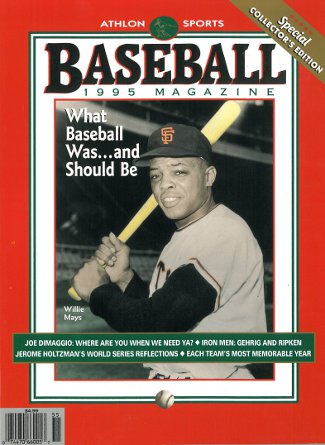 Willie Mays unsigned San Francisco Giants Athlon Sports 1995 MLB Baseball Special Collector's Edition Magazine