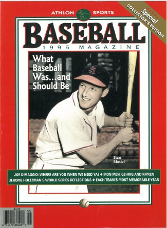 Stan Musial unsigned St. Louis Cardinals Athlon Sports 1995 MLB Baseball Special Collector's Edition Magazine