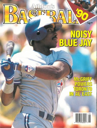 Fred McGriff unsigned Toronto Blue Jays Athlon Sports 1990 MLB Baseball Preview Magazine