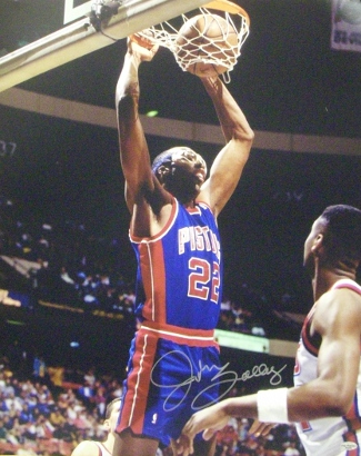 John Salley signed Detroit Pistons 16x20 Photo