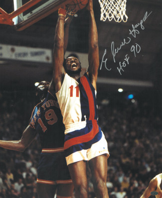 Elvin Hayes signed Washington Bullets 16X20 Photo HOF 90