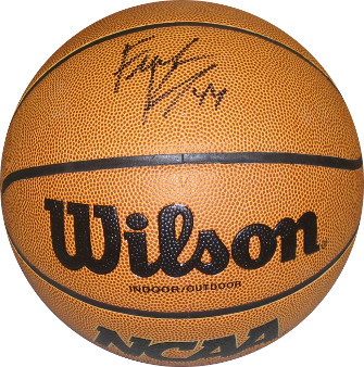 Frank Kaminsky signed NCAA Wilson Indoor/Outdoor Basketball (Wisconsin Badgers)
