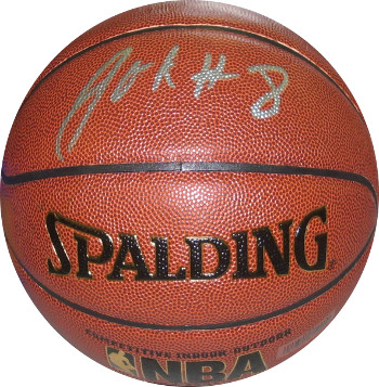 Jahlil Okafor signed Indoor/Outdoor NBA Spalding Basketball #8 (Philadelphia 76ers)