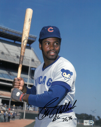 Bill Madlock signed Chicago Cubs 8x10 Photo 75, 76 BC (Batting Champ- bottom sig)- MLB Hologram