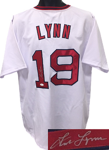 Fred Lynn signed White TB Custom Stitched Baseball Jersey XL- JSA Hologram