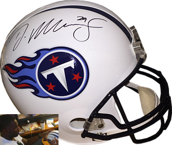 DeMarco Murray signed Tennessee Titans Riddell Full Size Rep Helmet #29- Murray Hologram