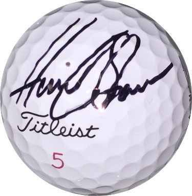 Henrik Stenson signed Titleist #5 Golf Ball - PGA Tour Hologram