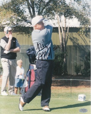 Billy Mayfair signed 8x10 Photo- Mounted Hologram
