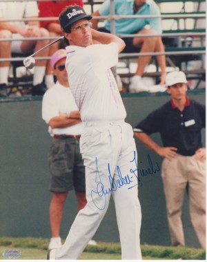 Ian Baker Finch signed Golf 8x10 Photo- Mounted Hologram