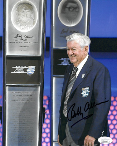 Bobby Allison signed NASCAR Hall of Fame 8x10 Photo- JSA Hologram #DD32925