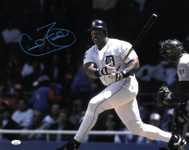 Cecil Fielder signed Detroit Tigers 16x20 Photo- JSA Witnessed Hologram (horizontal)