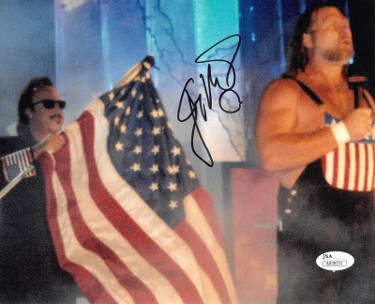 Jimmy Hart signed Wrestling 8x10 Photo- JSA #AA38331 (WCW/WWE Legend)