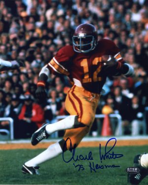 Charles White signed USC Trojans 8x10 Photo 79 Heisman- White Hologram