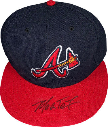 Mark Teixeira signed Atlanta Braves New Era Authentic Collection Fitted Cap- JSA Hologram #HH18408