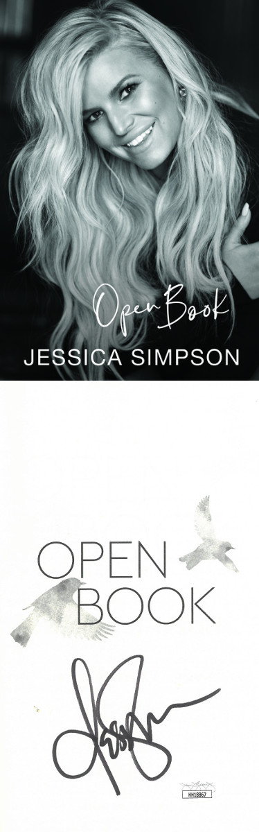 Jessica Simpson signed 2020 Open Book Hardcover Book- JSA (Music/Entertainment/Model)