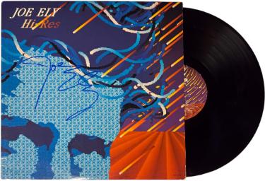 Joe Ely signed 1984 Hi-Res Album Cover/LP/Vinyl Record- JSA #GG08503