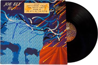 Joe Ely signed 1984 Hi-Res Album Cover/LP/Vinyl Promotion Only Record- JSA #GG08501