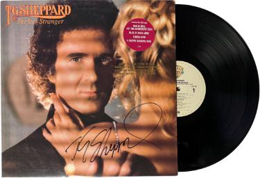 T.G. Sheppard signed 1982 Perfect Stranger Album Cover/LP/Vinyl Record- JSA #GG08411 (Promotional)