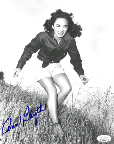 Ann Blyth signed Vintage B&W 8x10 Photo- JSA #II11049
