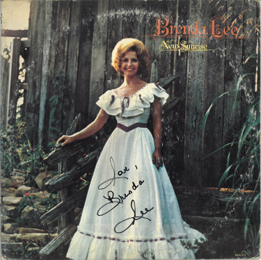 Brenda Lee signed 1973 New Sunrise Album Cover/LP/Vinyl/Record w/ Love- JSA #JJ96540