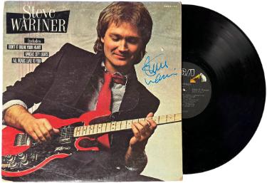 Steve Wariner signed 1982 Selt Titled Album Cover/LP/Vinyl Record- JSA #JJ96568 (bends)
