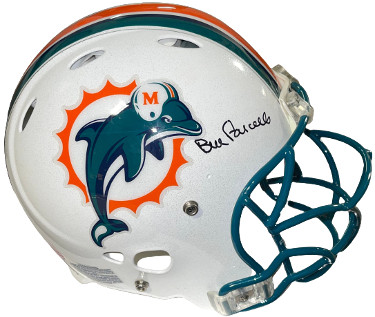 Bill Parcells signed Miami Dolphins Official NFL Riddell Speed Proline FS Helmet imperfect- Beckett Review