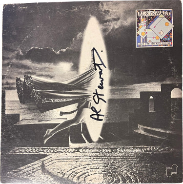 Al Stewart signed 1973 Janus Records Past,Present And Future Album Cover/LP/Vinyl/Record- Beckett Review