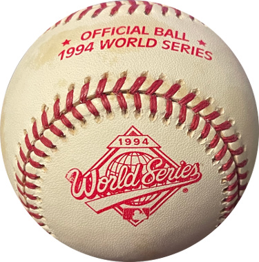 1994 Rawlings MLB World Series Official Baseball / Strike Season / Minor Tone