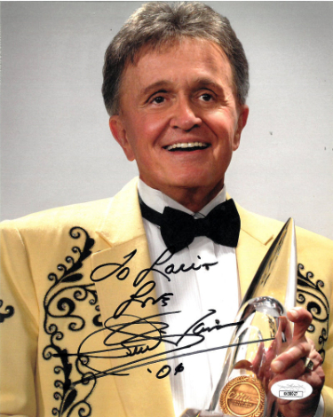 Bill Anderson signed Country Music Hall of Fame 8x10 Photo To Louis Love- JSA #KK58027 (Whisperin')