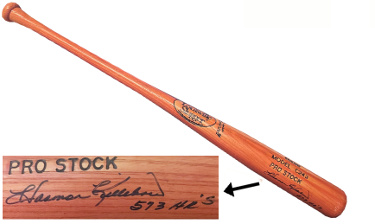 Harmon Killebrew signed Louisville Slugger 125 Game Model C243 Pro Stock Bat with 573 HR's- JSA #AC92240