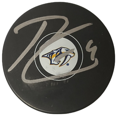 Ryan Ellis signed Nashville Predators Logo Hockey Puck #9