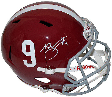 Bryce Young signed Alabama Crimson Tide Riddell Speed #9 FS Rep Helmet- Beckett/BAS Witnessed (Heisman)