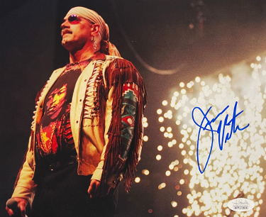 Jesse Ventura signed WWF The Body Legend 8x10 Photo- JSA Witnessed (Governor/Actor)