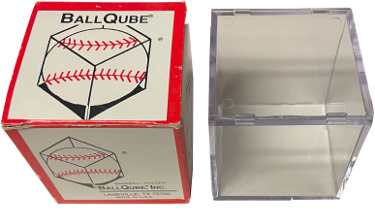 Baseball 1-Ball ACRYLIC Ball Qube Display Case Holder/Cube - NEW
