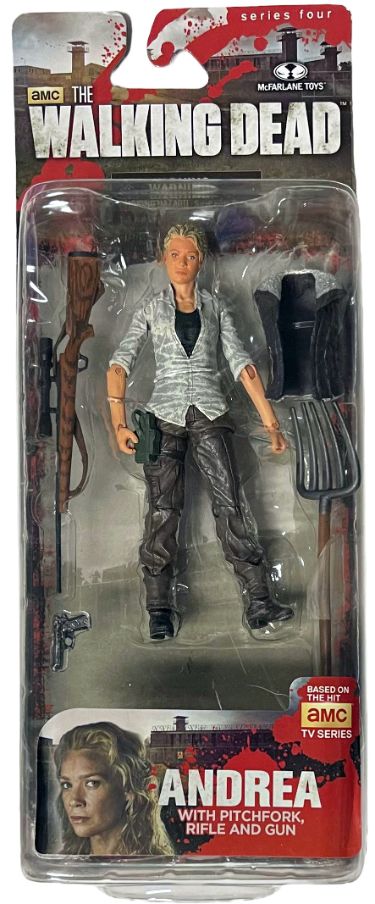 AMC The Walking Dead Andrea 5 inch Action Figure Series 4- McFarlane Toys