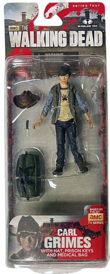 AMC The Walking Dead Carl Grimes 5 inch Action Figure Series 4- McFarlane Toys