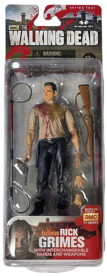 AMC The Walking Dead Exclusive Rick Grimes 5 inch Action Figure Series 4- McFarlane Toys