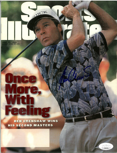 Ben Crenshaw signed Sports Illustrated Full Magazine 4/17/1995- JSA #EE63331 (no label)