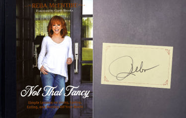 Reba McEntire signed 2023 Not That Fancy Hardcover Bookplated Edition- COA