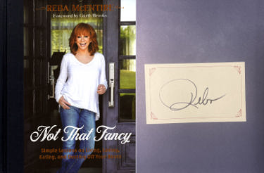 Reba McEntire signed 2023 Not That Fancy Hardcover Bookplated Edition- COA