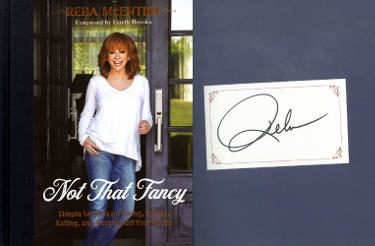 Reba McEntire signed 2023 Not That Fancy Hardcover Bookplated Edition- COA