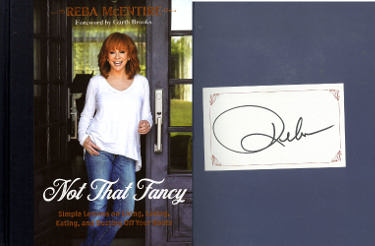 Reba McEntire signed 2023 Not That Fancy Hardcover Bookplated Edition- COA