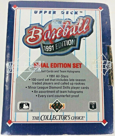 1991 Upper Deck Final Edition Set- MLB Baseball Cards Collectors Choice Factory Sealed Box/NEW