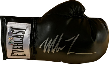 Mike Tyson signed Black Everlast Right Boxing Glove- Beckett/Tyson/Fiterman Hologram