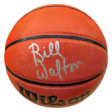 Bill Walton signed Wilson NBA Authentic Series I/O Basketball- JSA Witnessed (HOF/Celtics/Trail Blazers/Clippers)