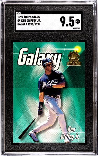 Ken Griffey, Jr. 1999 Topps Stars Galaxy Card #G9- /1999- SGC Graded 9.5 MT+ (Mariners/HOF)